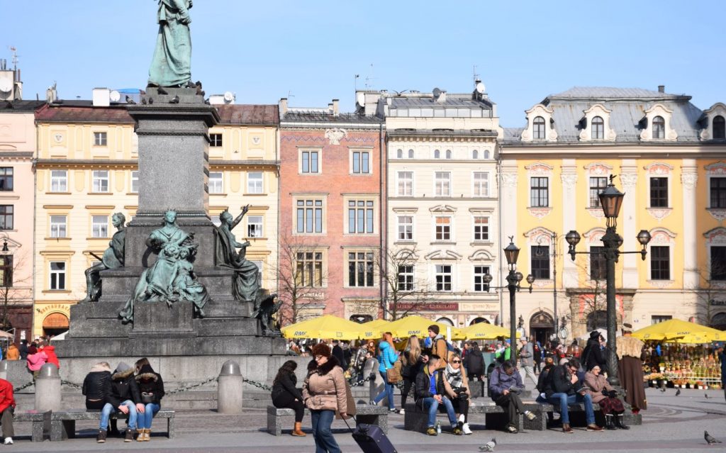Krakow main square | © Crabs Move Sideways