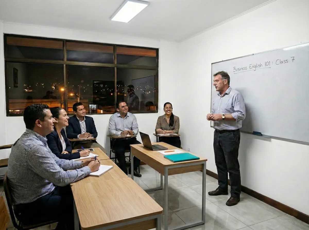 Teaching Business English to adults in Costa Rica