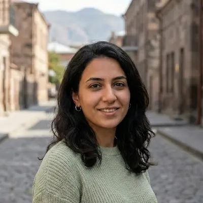 Seda from Armenia, TEFL intern, portrait taken during her teaching placement abroad with myTEFL